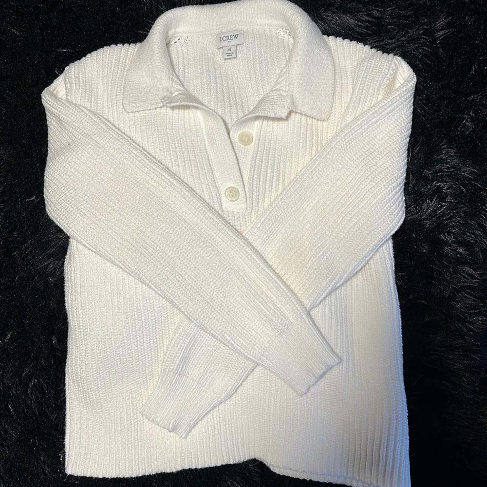 J Crew polo sweater